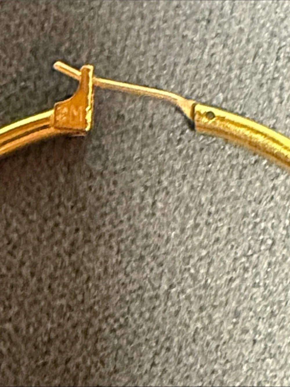 Michael Kors Classic Hollow Gold Hoop Earrings
